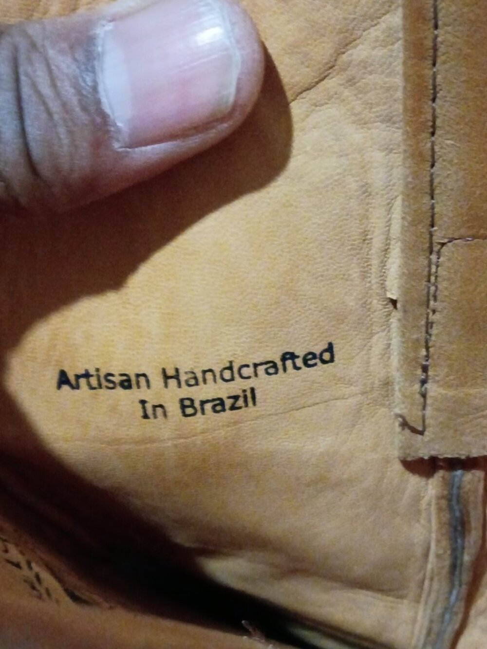 Charlie Horse Cowboy Boots Womens Size 7.5B Tan Leather 4508 Pointed Toe - Picture 11 of 14